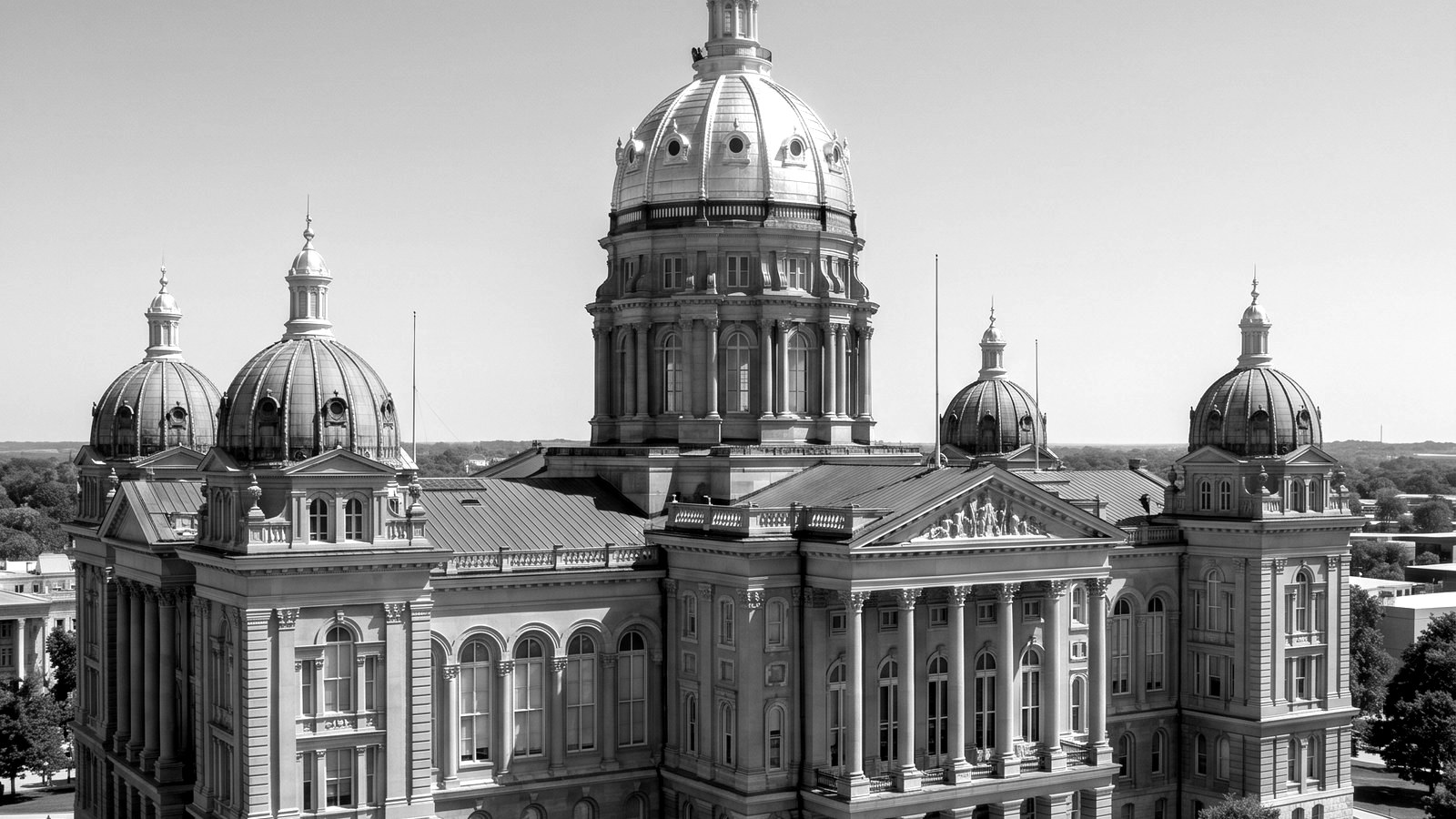 The Iowa State Capitol in Des Moines