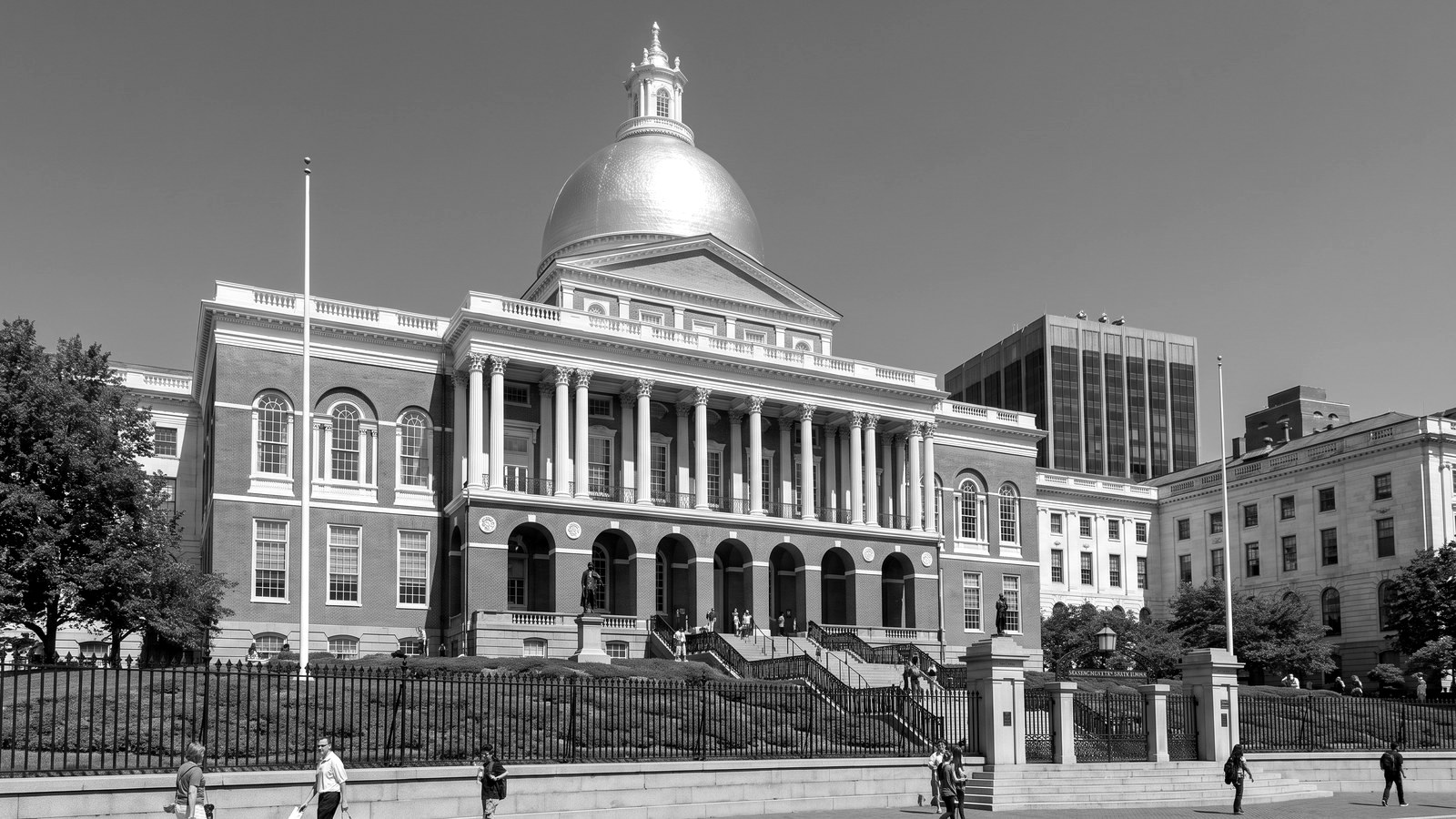The Massachusetts State House in Boston