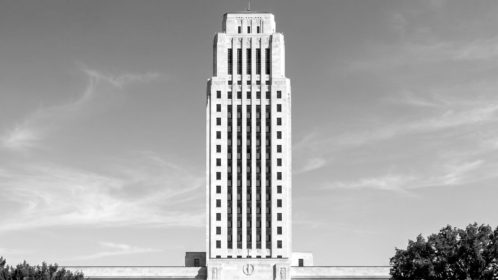 The North Dakota State Capitol in Bismarck