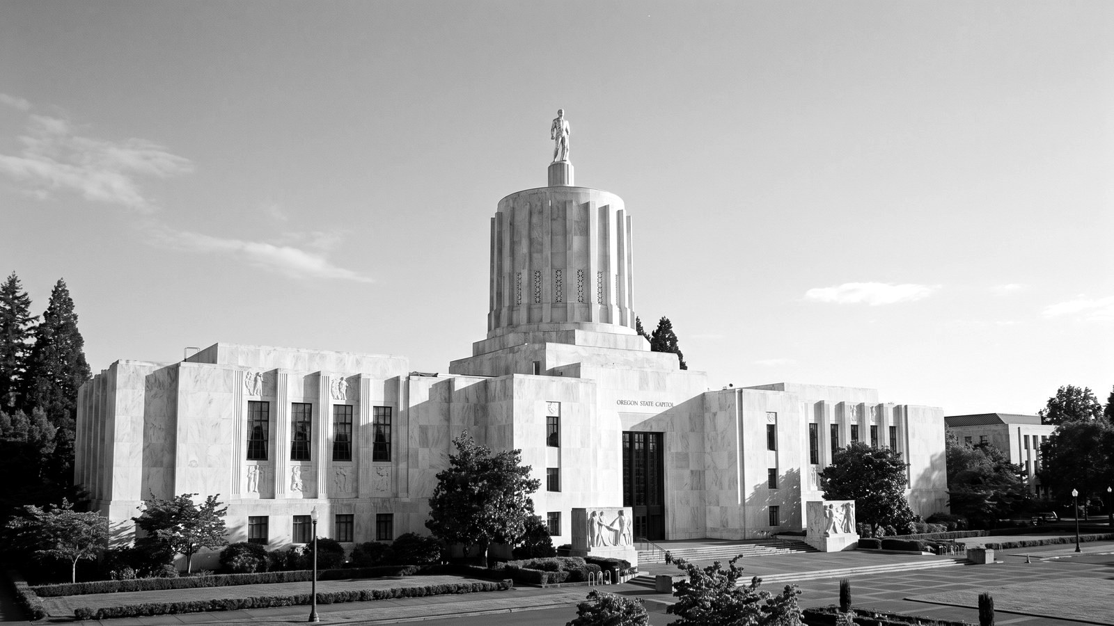 The Oregon State Capitol in Salem