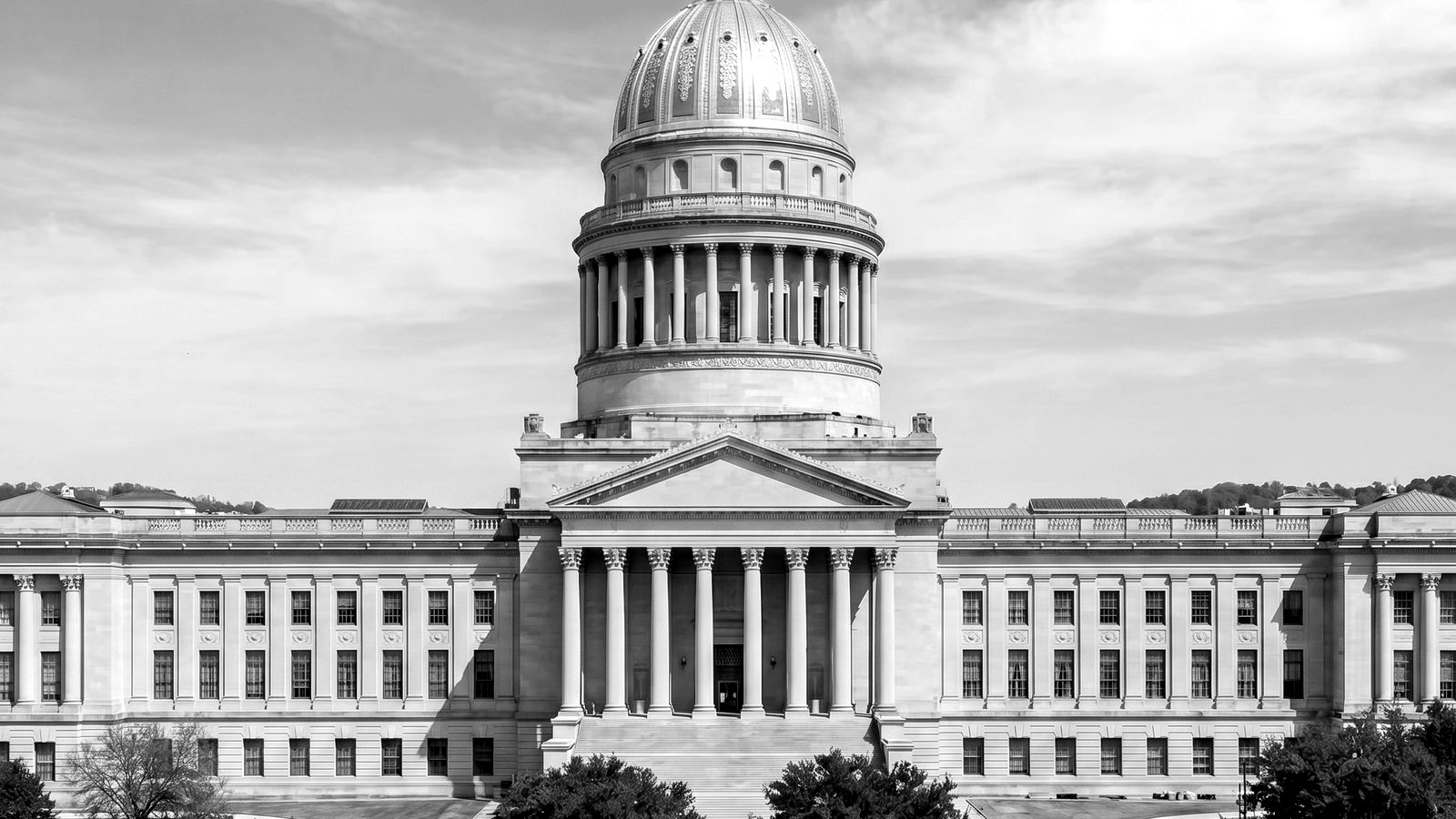 The West Virginia State Capitol in Charleston