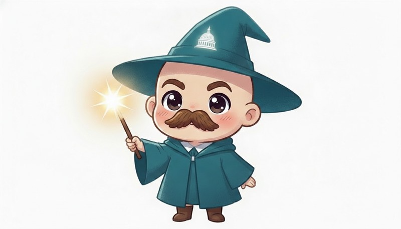 Baker Weil as a wizard illustration